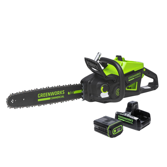 82V 18" 2.7kW Chainsaw with 4Ah Battery and Dual Port Charger (82CS27-4DP)