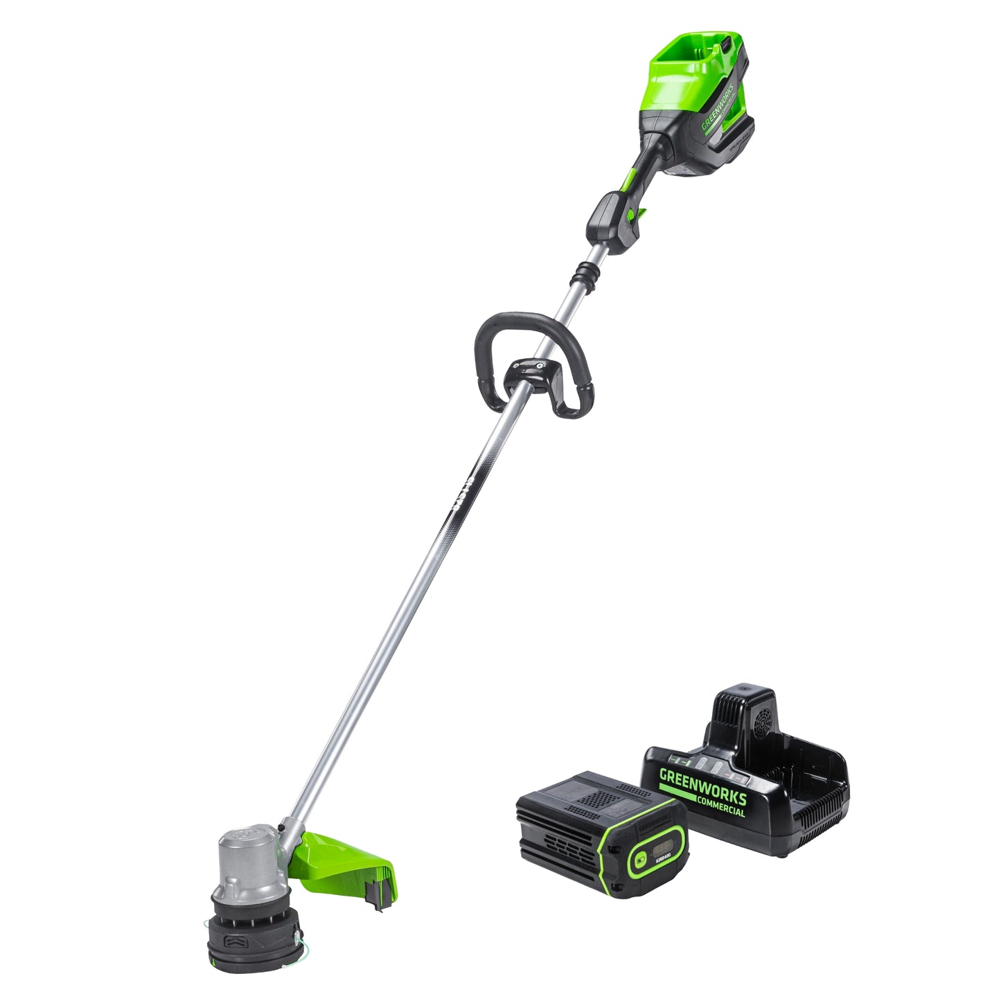 82V 1.5kW String Trimmer with 4Ah Battery and Dual Port Charger (82ST15-4DP)